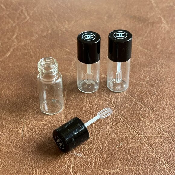 CHANEL Cosmetic Glass Jars Containers - Lot of 3 - Picture 4 of 13